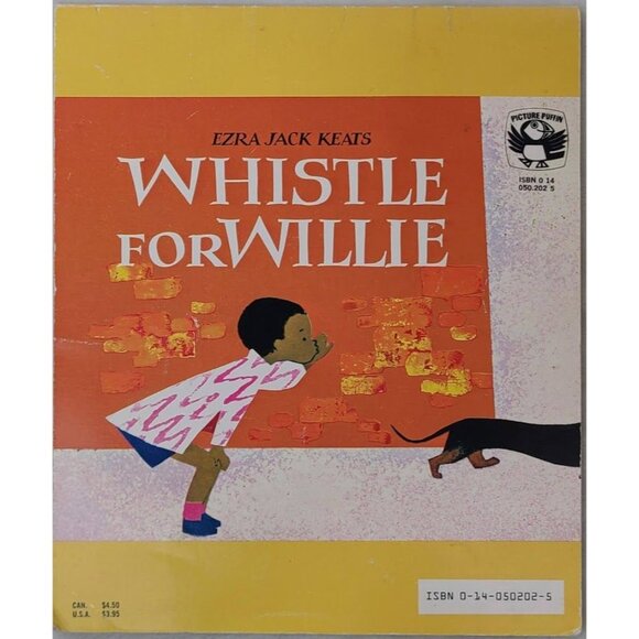 Whistle For Willie Ezra Jack Keats Picture Puffin Paperback Childrens Book 1989 - Picture 2 of 7
